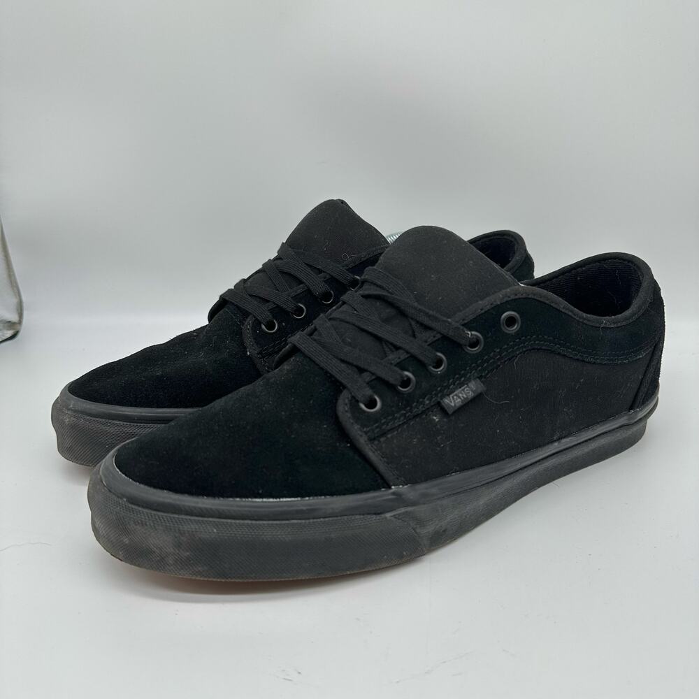 Vans Off The Wall Low Top Old Skool All Black Casual Athletic Sneaker Mens 12
